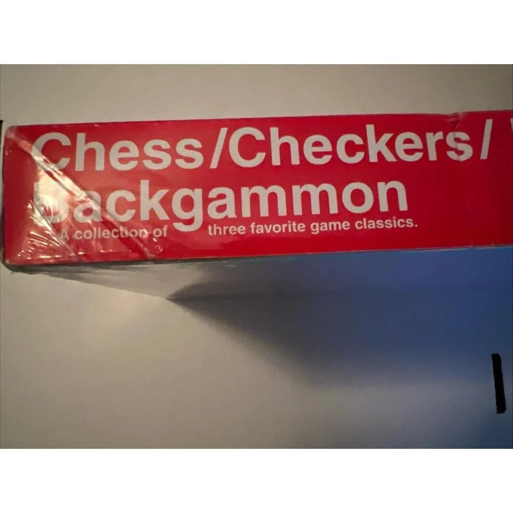NEW SEALED - Chess / Checkers / Backammon Games - Pressman